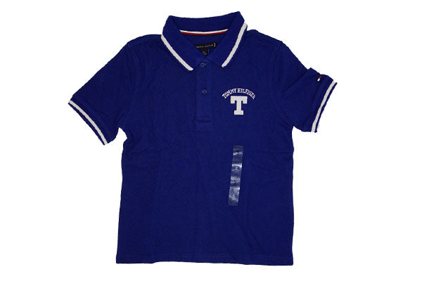 Tommy Hilfiger Boys Striped Collar Polo Shirt