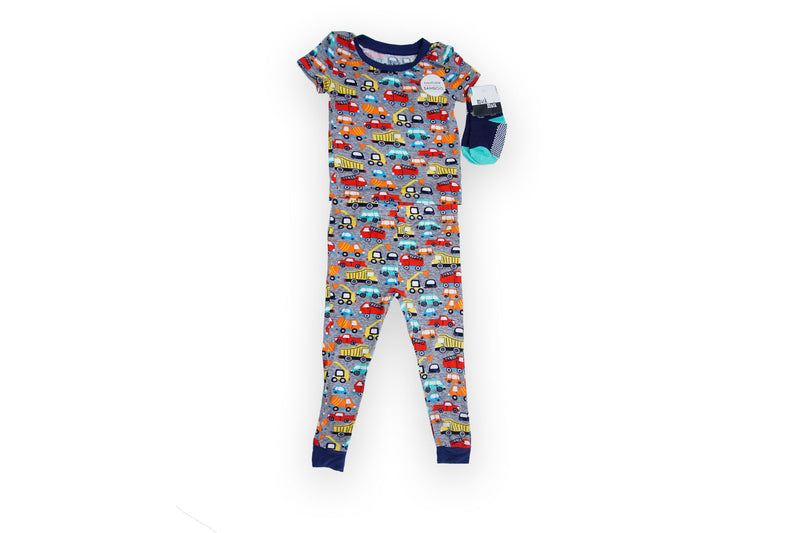 Mick Mack 3 piece Car Pajamas Set