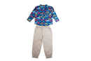 Mick Mack Toddler Boys Long Sleeve Shirt and Pants Set - Blue