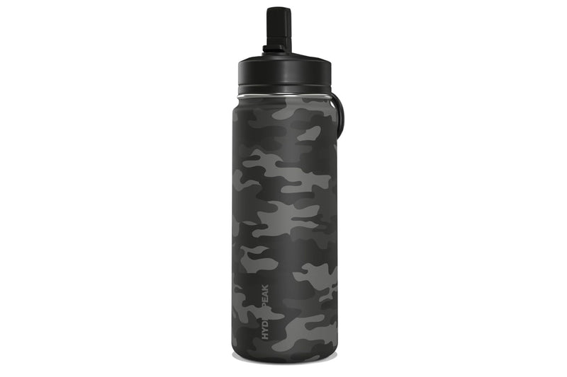 Hydrapeak Classics Mini Double Wall Insulated Water Bottle, Camo - 20oz