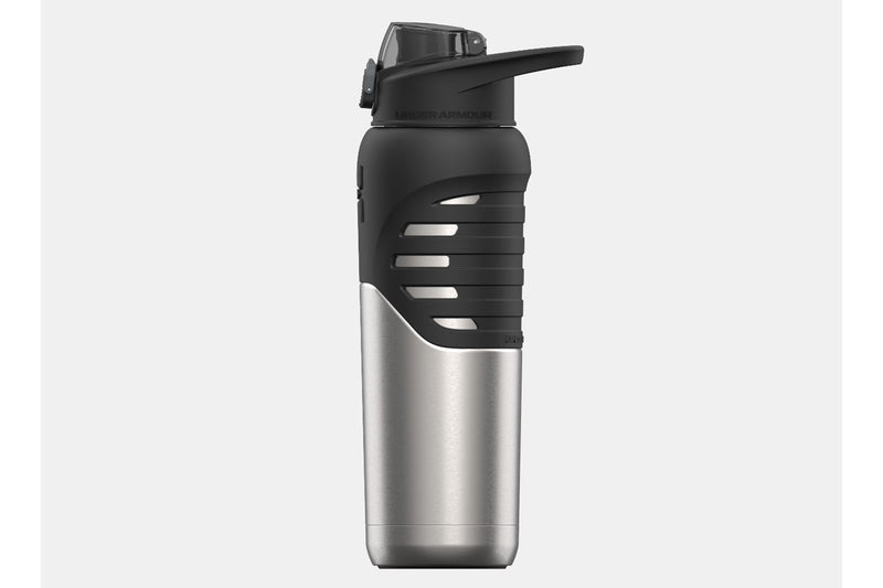 Under Armour Dominate Vacuum Insulated Stainless Steel Water Bottle with Silicon Body Grip - 24oz