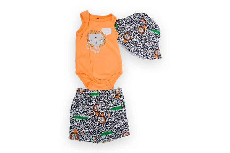 Mini Hop 3-piece Bodyshuit Set w/ Hat