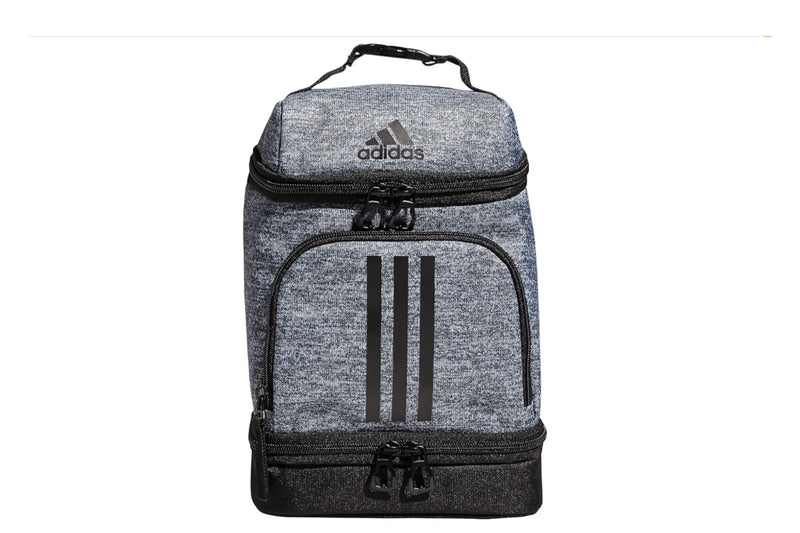 Adidas Excel 2 Insulated Lunch Bag, Jersey Onix Grey/Black