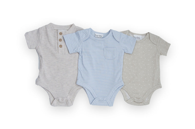 Nicole Miller 3-Pack Assorted Bodysuits