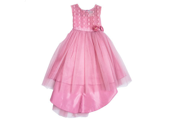 Angels Couture Collections Rose Pink Girls dress