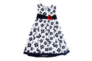 Pretty Original Floral Pattern Cotton Girls Dress