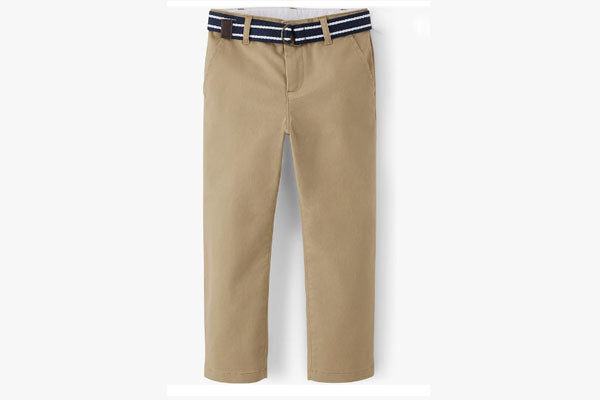 Jasper Conran Junior Boys Belted Slim Fit Chinos Trouser