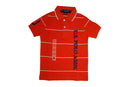 U.S. Polo Assn. Boys Stripe Polo Shirt Orange