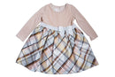 Bonnie Jean Girls Knit Taffeta Dress