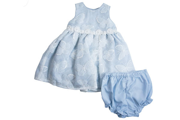 Pippa & Julie Girls Lace Butterfly Infant Ball Gown