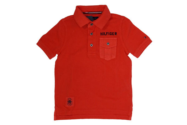 Tommy Hilfiger Boys Front Pocket Polo Shirt