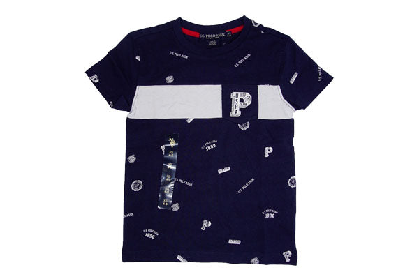 U.S. Polo Assn Boys Graphic Printed T-Shirt