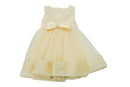 Pink Butterfly Toddler Dress Cream