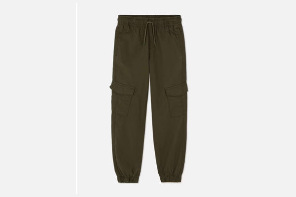 Primark Boys Cargo Trousers Green