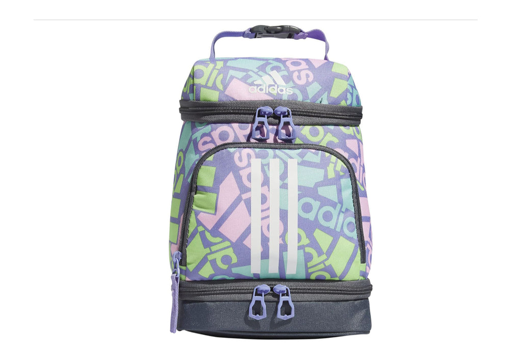Adidas Excel 2 Insulated Lunch Bag, Adi Multi Collage Light Purple/Oni