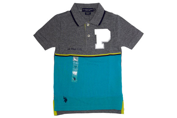 U.S. Polo Assn. Boys Colour Block Polo Shirtlo