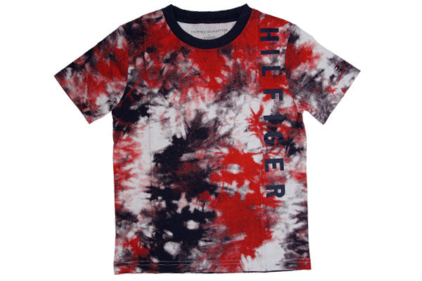 Tommy Hilfiger Boys Swirl Print Tie And Dye T-Shirt