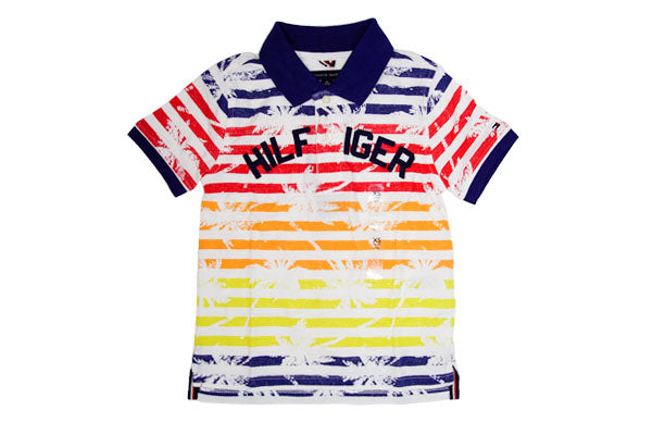 Tommy Hilfiger Boys Multi stripe Polo Shirt