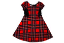 Bonnie Jean Taffeta Plaid A-line Dress