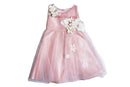 Rare Editions Girls Flower Applique Tulle A- Line Dress