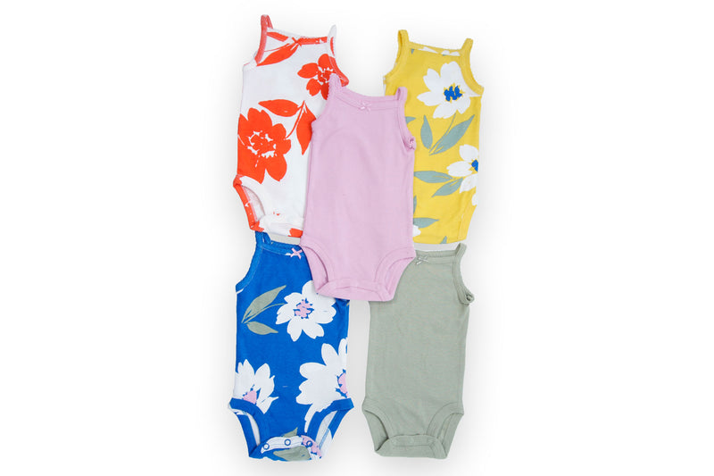 Carter’s Baby 5-Pack Floral Tank Bodysuits