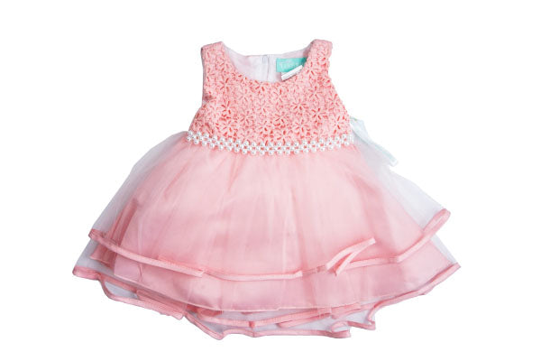 Angles Couture Infant Dress Blush Pink