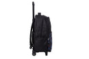 Smiggle Racing Cars Trolley Backpack with Light-up Wheels - Black