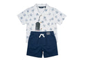 The Original Ben Sherman Linen Anchors Boys Short Set