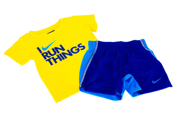 Nike Infant Boys Two Piece Tee Shirt and Shorts Set