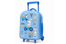 Smiggle Bunny Farm Trolley Bag - Light Blue