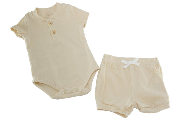 Peyton & Scout Baby Girl Bodysuit & Shorts, 2 pc Set