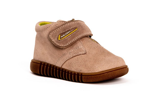 Pablosky Kids Taupe Suede Leather Boys Boot - 016748