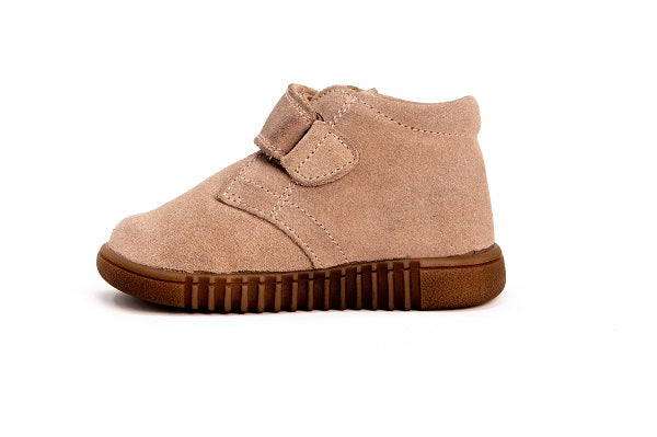 Pablosky Kids Taupe Suede Leather Boys Boot - 016748