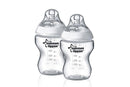 Tommee Tippee Closer to Nature Baby Bottles, 260ml, (Twin pack)