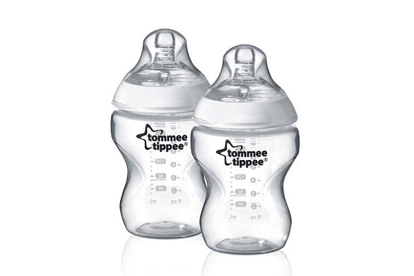 Tommee Tippee Closer to Nature Baby Bottles, 260ml, (Twin pack)