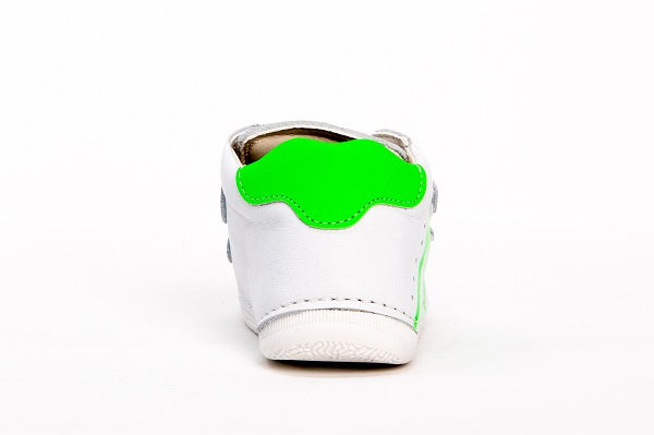 Pablosky Kids Green Leather Boys Sneaker - 044309