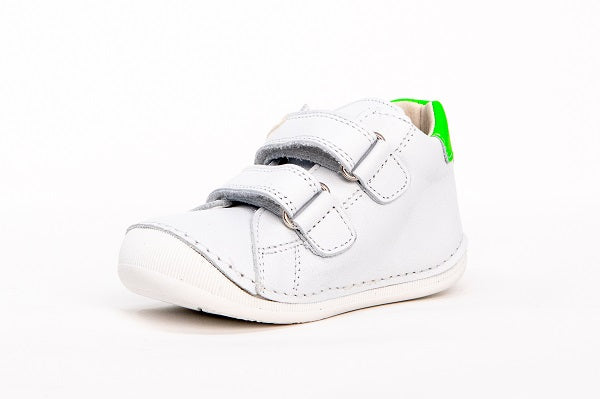 Pablosky Kids Green Leather Boys Sneaker - 044309