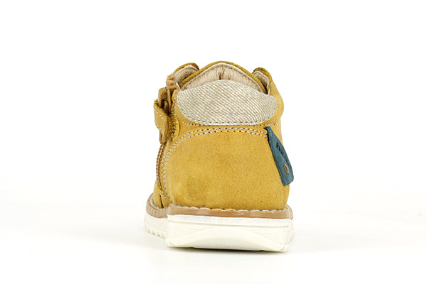 Pablosky Kids Yellow Leather Boys Boot - 064644