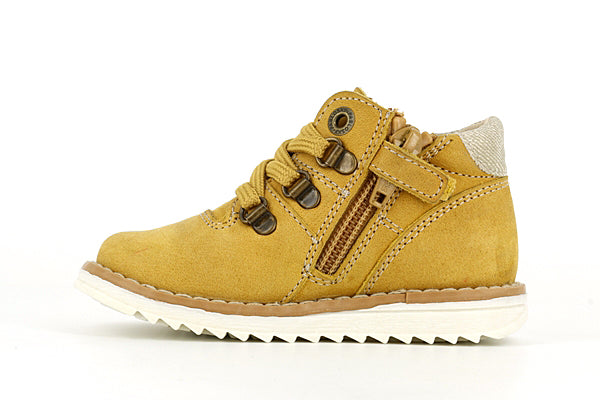 Pablosky Kids Yellow Leather Boys Boot - 064644