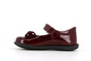 Pablosky Kids Wine Red Leather Mary Jane Girls Shoe - 068269