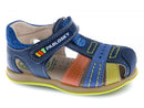 Pablosky Kids Navy Leather Boys Sandal - 079722