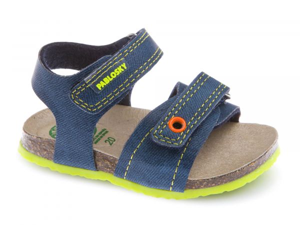 Pablosky Kids Jeans Leather Boys Sandal - 081520