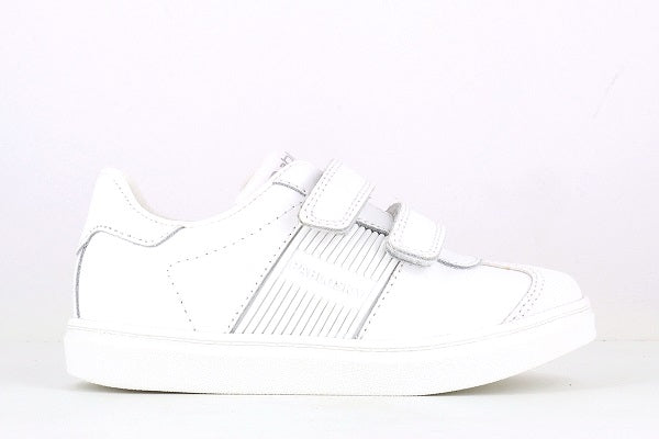 Pablosky Kids White Leather Sneaker - 283100