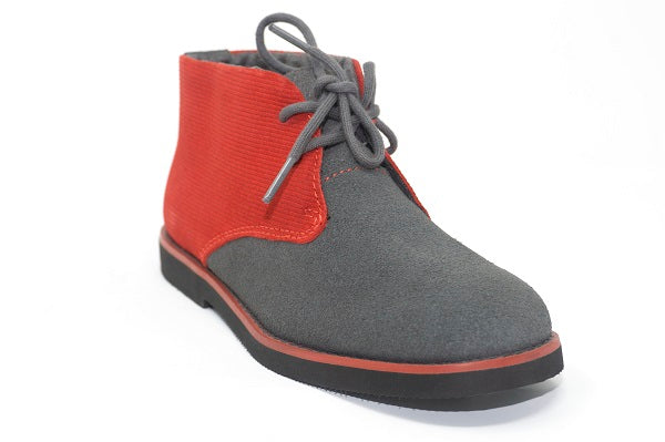 Florsheim Boys Quilan Jr Dark Grey Chukka Boot