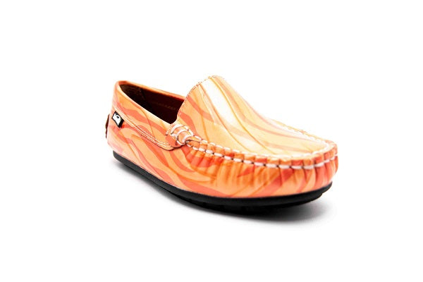 Venettini 55-Gordy C Coral Cendre Leather Loafer Shoe