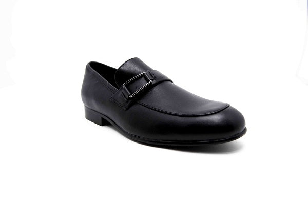 Venettini Boys 55-Ace 6 Black Leather Dress Shoe