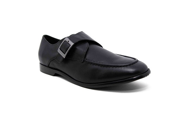 Venettini Boys 55-Joel 2 Black Leather Dress Shoe