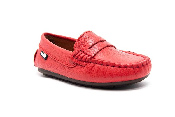 Venettini 55-Savor 157 Red Zillow Leather Loafer