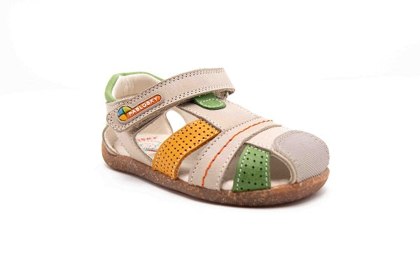 Pablosky Kids Oat Leather Boys Sandal - 024736