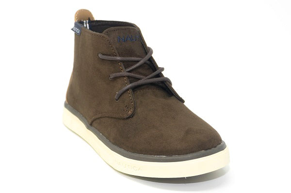 Nautica Kids KB5312 Pierson Brown Suede Sneaker